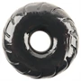 Pulselock Forge - fekete kerék mintás péniszgyűrű (19 mm)