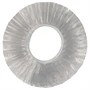 Pulselock Cocktura - bordázott TPE péniszgyűrű (átlátszó) - 19mm