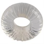 Pulselock Cocktura - bordázott TPE péniszgyűrű (átlátszó) - 19mm
