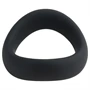 Pulselock Cocktura - csavart szilikon heregyűrű (fekete) - 5cm