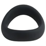 Pulselock Cocktura - csavart szilikon heregyűrű (fekete) - 45mm