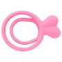 Pulselock Cocktura - nyuszis pénisz- és heregyűrű (pink)