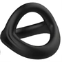 Pulselock Taur - Y-formájú pénisz- és heregyűrű (fekete) - M