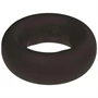 Pulselock Cocktura - pöttyös szilikon péniszgyűrű (fekete) - 27mm