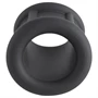 Pulselock Cocktura - fekete bordázott szilikon péniszgyűrű (30 mm)
