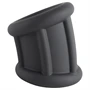 Pulselock Cocktura - fekete bordázott szilikon péniszgyűrű (30 mm)